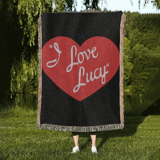 I Love Lucy Woven Blankets