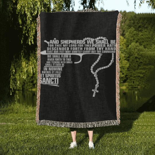 The Boondock Saints - And Shepherds we shall be Woven Blankets