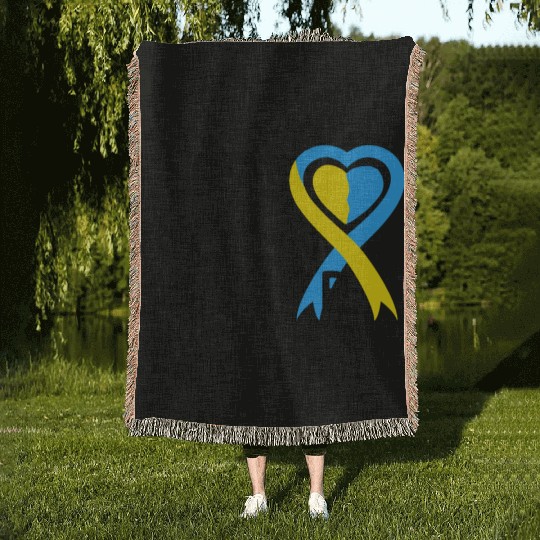 Down Syndrome Awareness I Love My Brother Woven Blankets