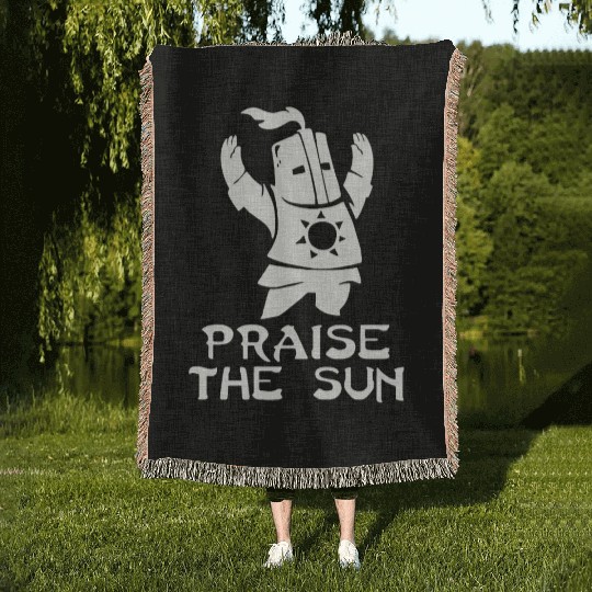 PRAISE THE SUN Woven Blankets