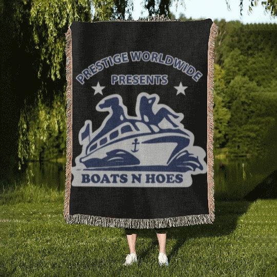 Boats and hoes - Prestige worldwide presents Woven Blankets
