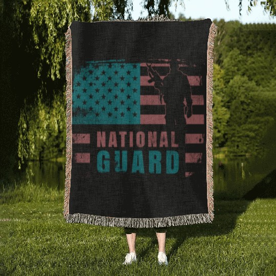 National Guard Veteran Woven Blankets