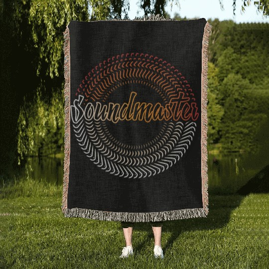 DJ sound engineer musician Soundmaster Woven Blankets