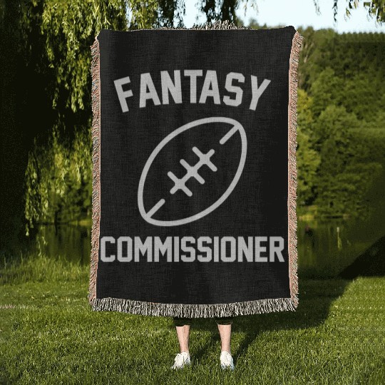 Fantasy Football Commissioner Woven Blankets