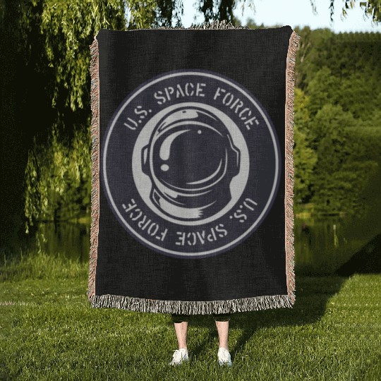 Space Force Woven Blankets