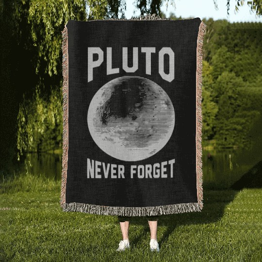 Pluto - pluto never forget Woven Blankets
