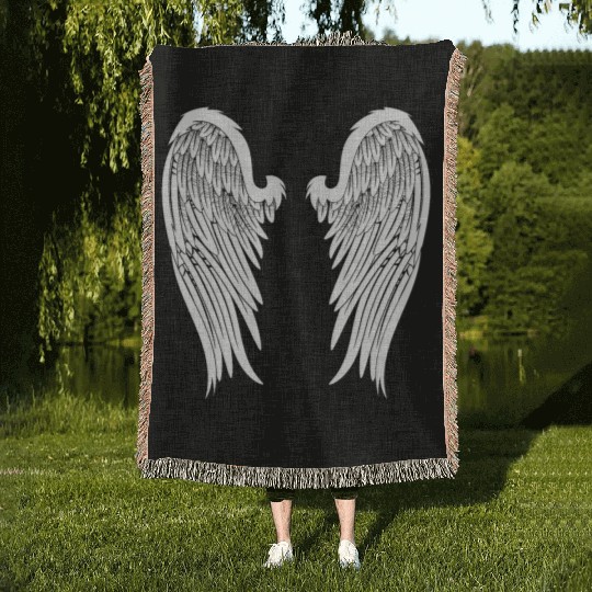 Angel Wings Woven Blankets
