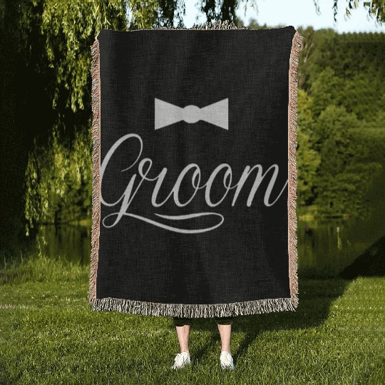 groom Bachelor Party groom gift Wedding groomsmen Woven Blankets