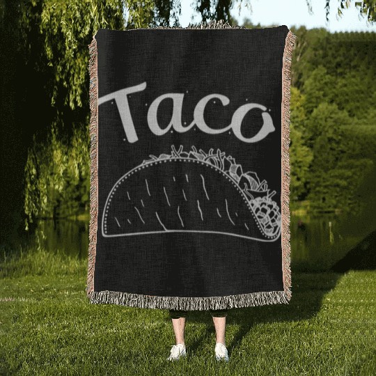 threadrock taco taquito infant bodysuit men matchi Woven Blankets