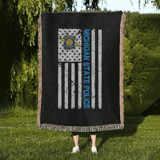 MICHIGAN STATE POLICE Woven Blankets