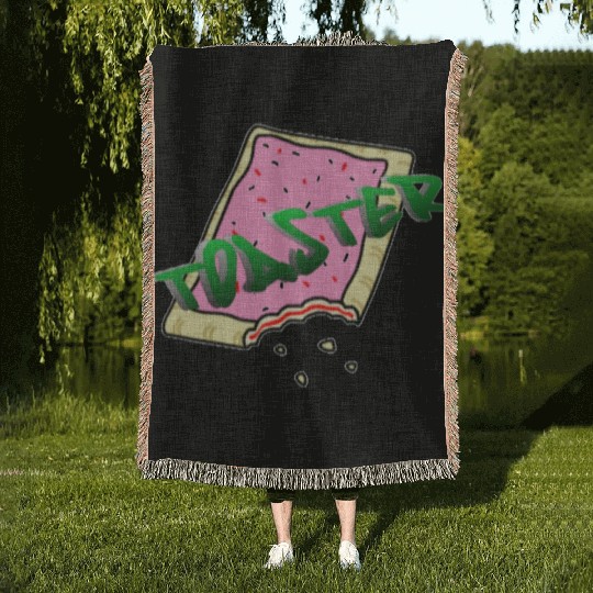 Toaster's Midnight Snack Woven Blankets