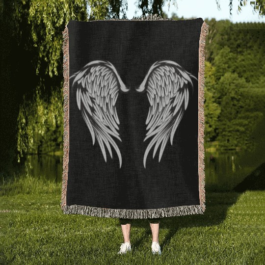 Angel Wings Woven Blankets
