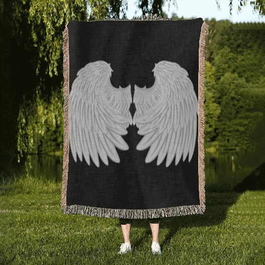 Angel Wings Woven Blankets