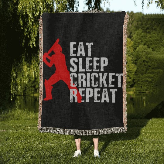 Cricket Cricket Cricket Woven Blankets