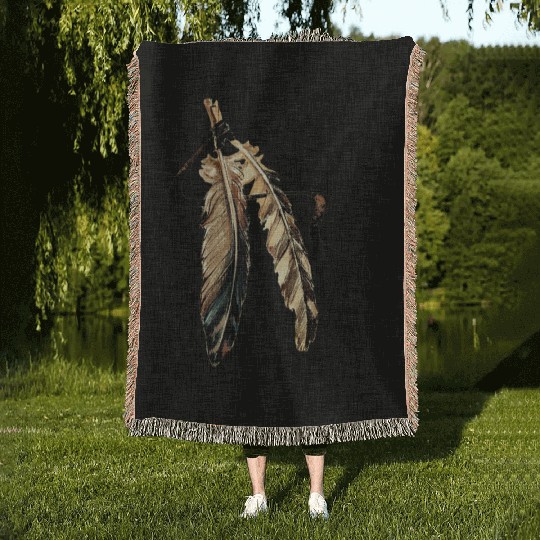 Southwest Native American Indian Tribal Art Woven Blankets