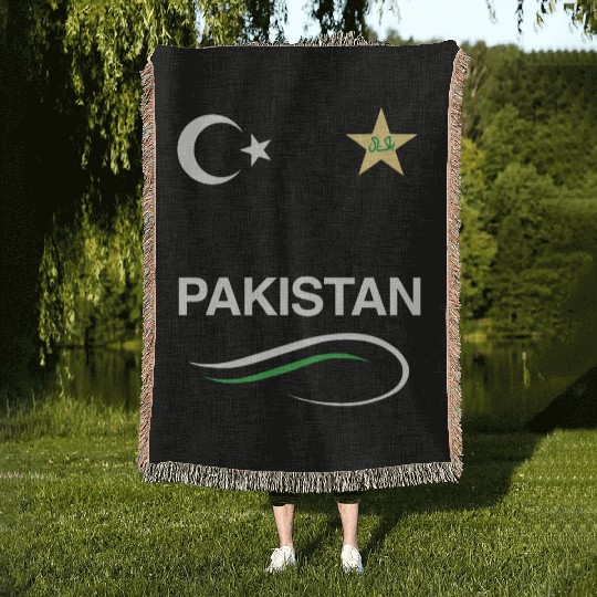 Pakistan Cricket Team Woven Blankets Fans Jersey