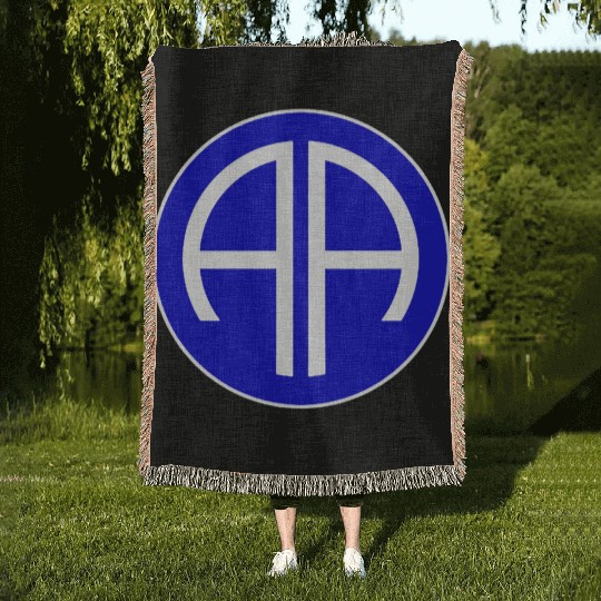 Us army 82nd airborne Woven Blankets