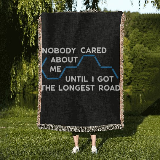 The Longest Road - Funny Settlers Board Game Woven Blankets