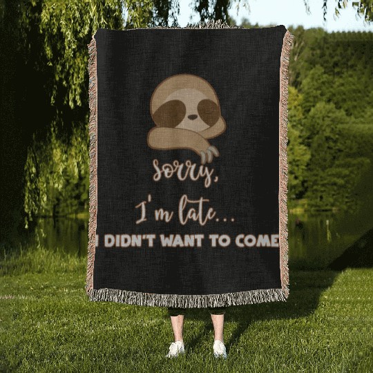 Sloth Woven Blankets