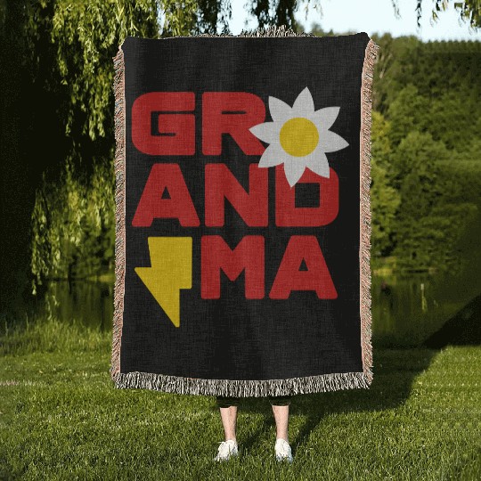 GRANDMA Woven Blankets