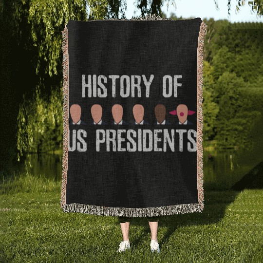 Anti Trump USA President Election Impeach Clown Woven Blankets