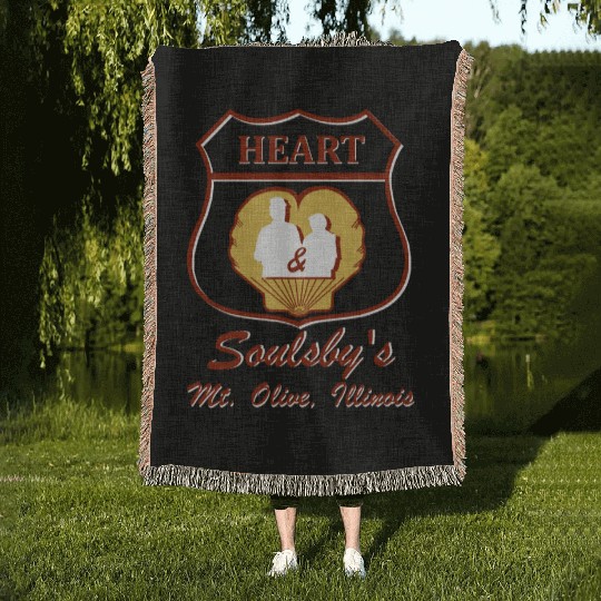 Heart and Soulsby Route 66 Woven Blankets