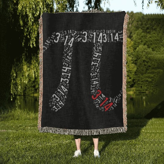 Pi Day Woven Blankets