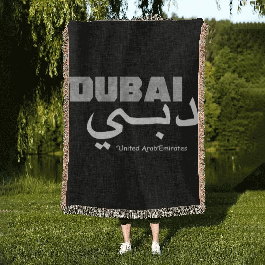Dubai Elegant United Arab Emirates UAE Clothings Woven Blankets