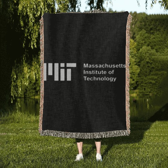 Mit University Math Geeks Nerdy Science Woven Blankets