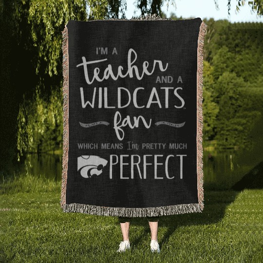 I Am A Teacher And A Wildcats Fan Which Means I Am Woven Blankets