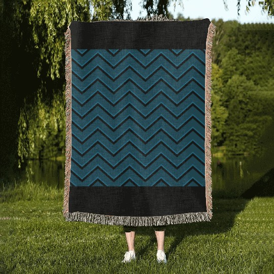 zig zag Woven Blankets