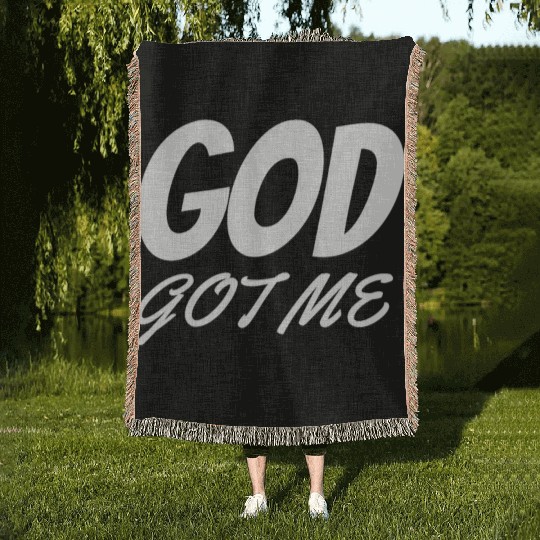 God Got Me - Christian Woven Blankets