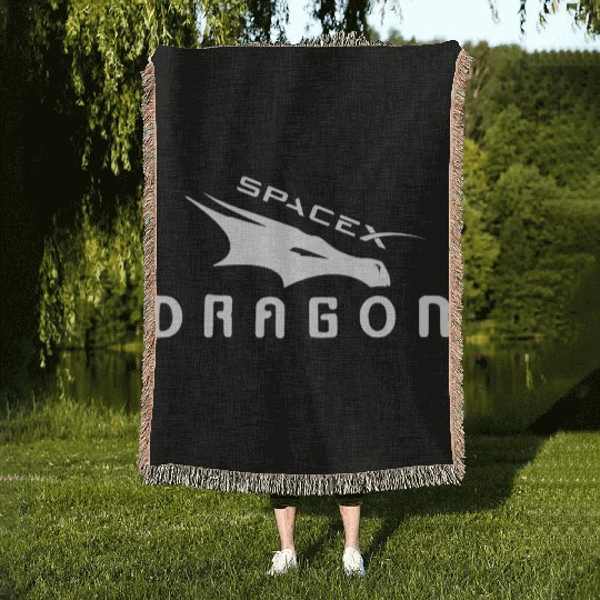Spacex dragon Nasa Woven Blankets