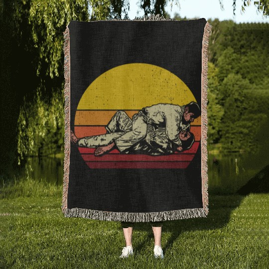Ezekiel Choke - Jiu Jitsu Woven Blankets - Jiujitsu Gift