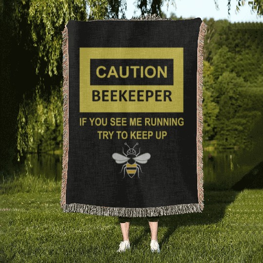 Beekeeping Lovers Bees Beekeeper Gift Woven Blankets