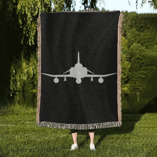 F-4 Phantom II Military Fighter Jet Woven Blankets