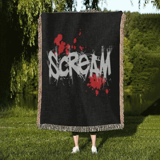 scream Woven Blankets