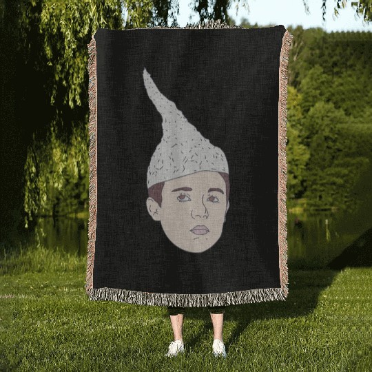 Conspiracy Theorist - Tin-Foil Hat Kid - Hoax Woven Blankets