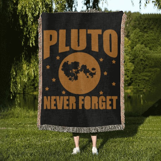 Pluto Never Forget Woven Blankets