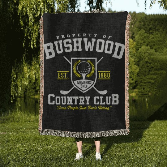 Property of Bushwood Country Club 1980 Woven Blankets