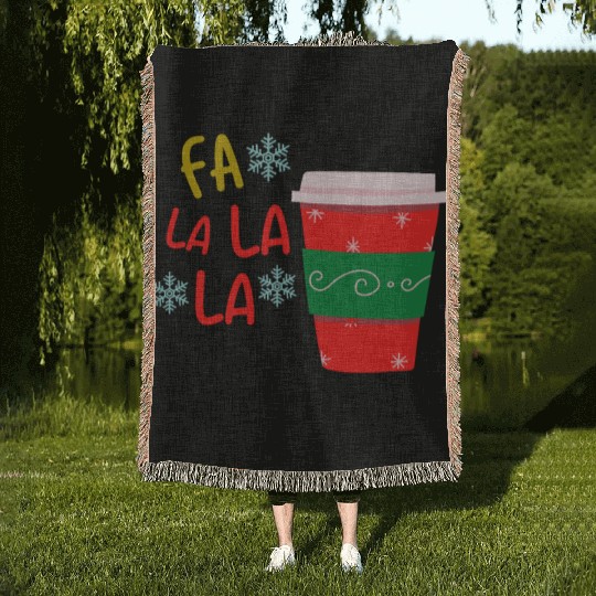 FA La La La Latte Woven Blankets