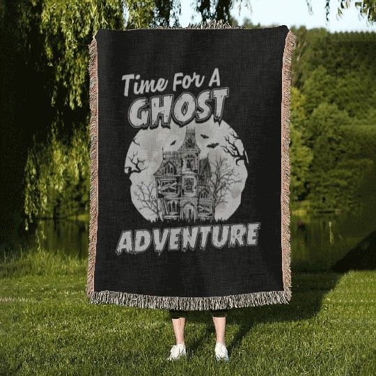 Ghost Adventures Ghost Hunting Time Woven Blankets