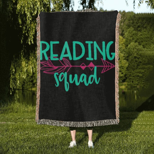 Reading Squad Woven Blankets Woven Blankets Teacher Appreciation Gif