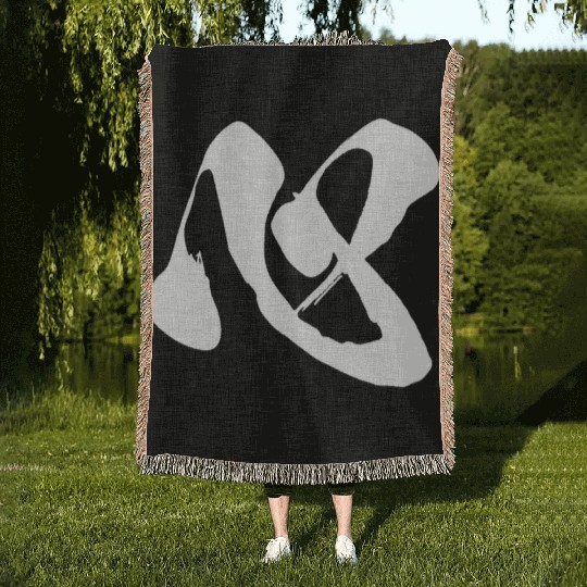 Kokoro 心 Heart Mind Spirit Japan Japanese Kanji Woven Blankets