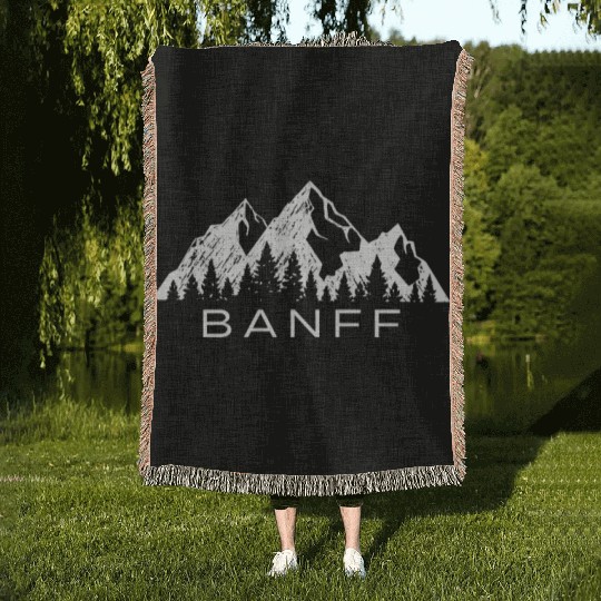 Banff Woven Blankets Cool Banff National Park Canada Souven