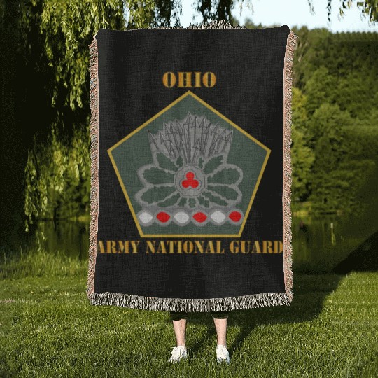 Army Ohio Army National Guard DUI Woven Blankets
