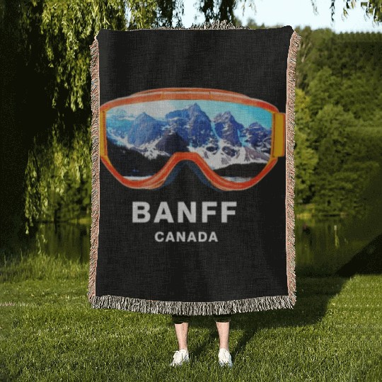 Banff National Park - Banff Canada Woven Blankets