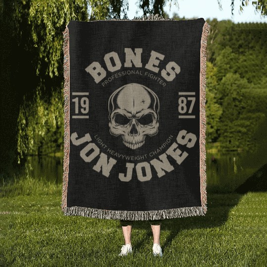 MMa Fighter Jon Jones Woven Blankets