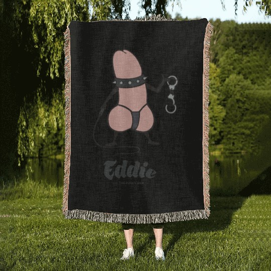 Eddie Funky Dick BDSM Woven Blankets