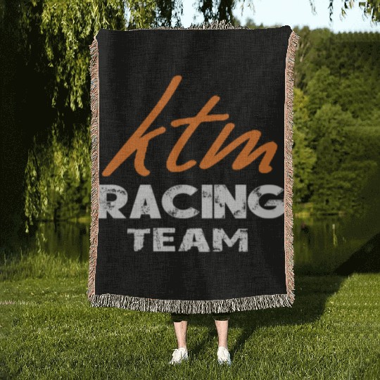 Ktm Racing Team Woven Blankets